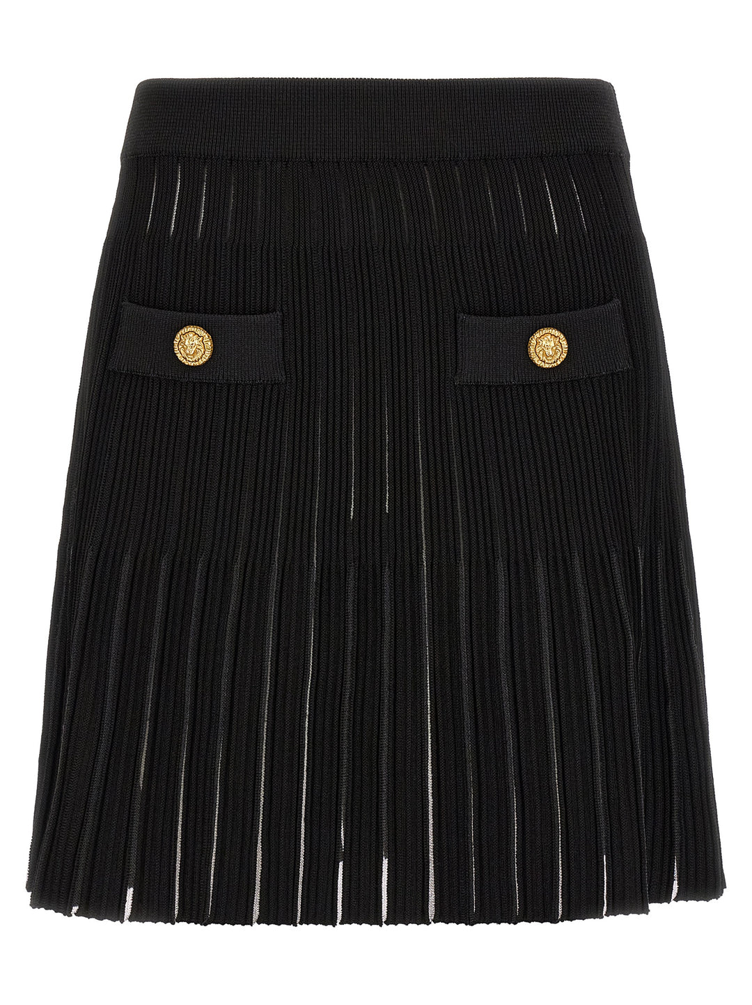 Balmain Pleated Skirt Skirts - Black | 9bafa14c4496af4bda031cc48f67efdd06665ab5