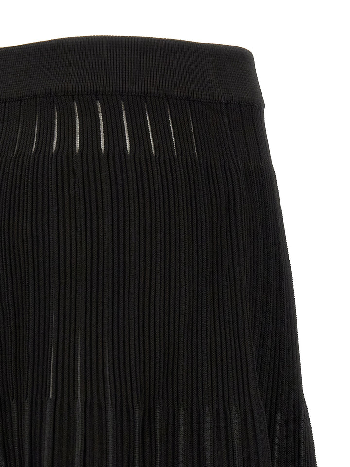 Balmain Pleated Skirt Skirts - Black | 4e08aeb1be0148dfdb67183adfee04b5d57baf10