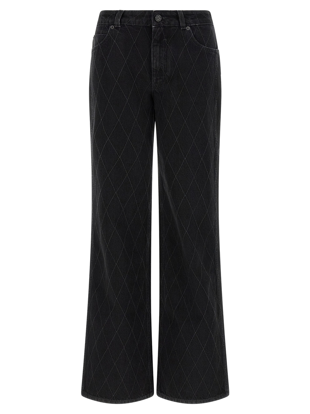 Balmain Diamond-Shaped Jeans - Black | cb635e024a4d7fbffcaadedc818d62633cebde24