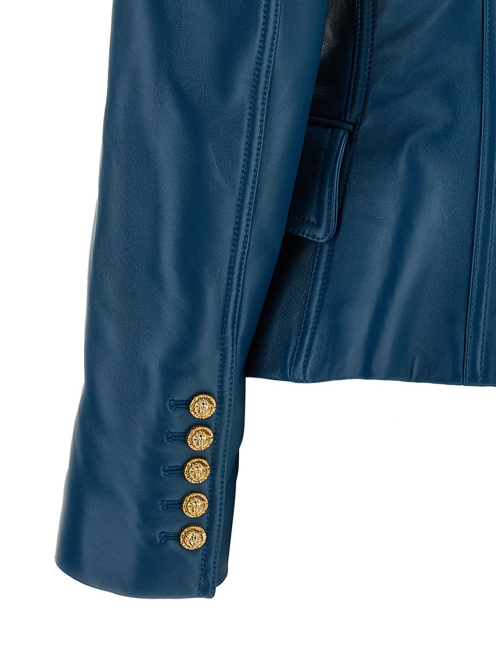 Balmain Testa Di Leone BlazerS - Blue | 9efca20d98b1fb955825a56575ca4abb1026e916