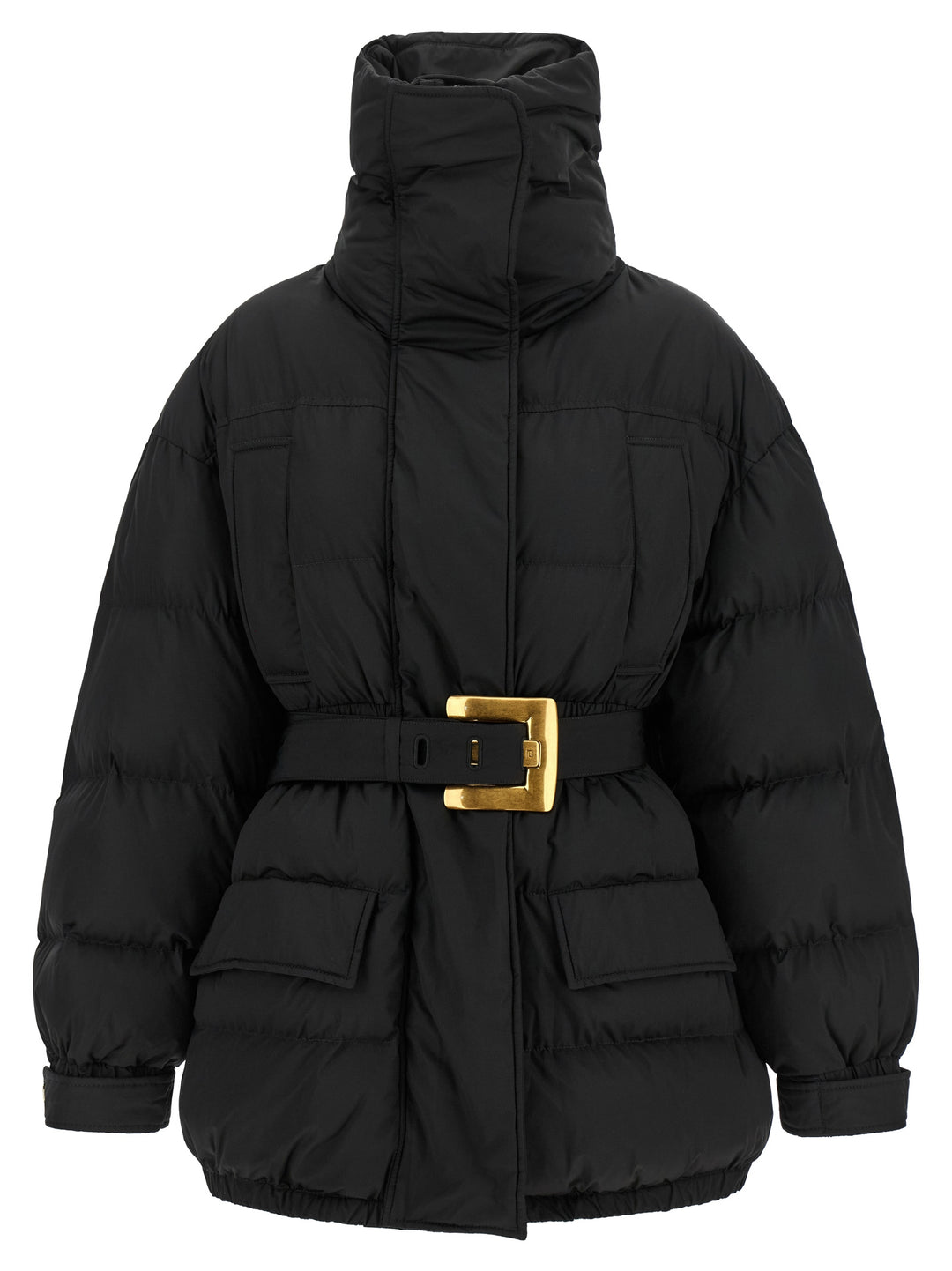 Balmain Anthem Puffer Jackets - Black | e23d05cd698d05c11a354736b1364c0caceb8084