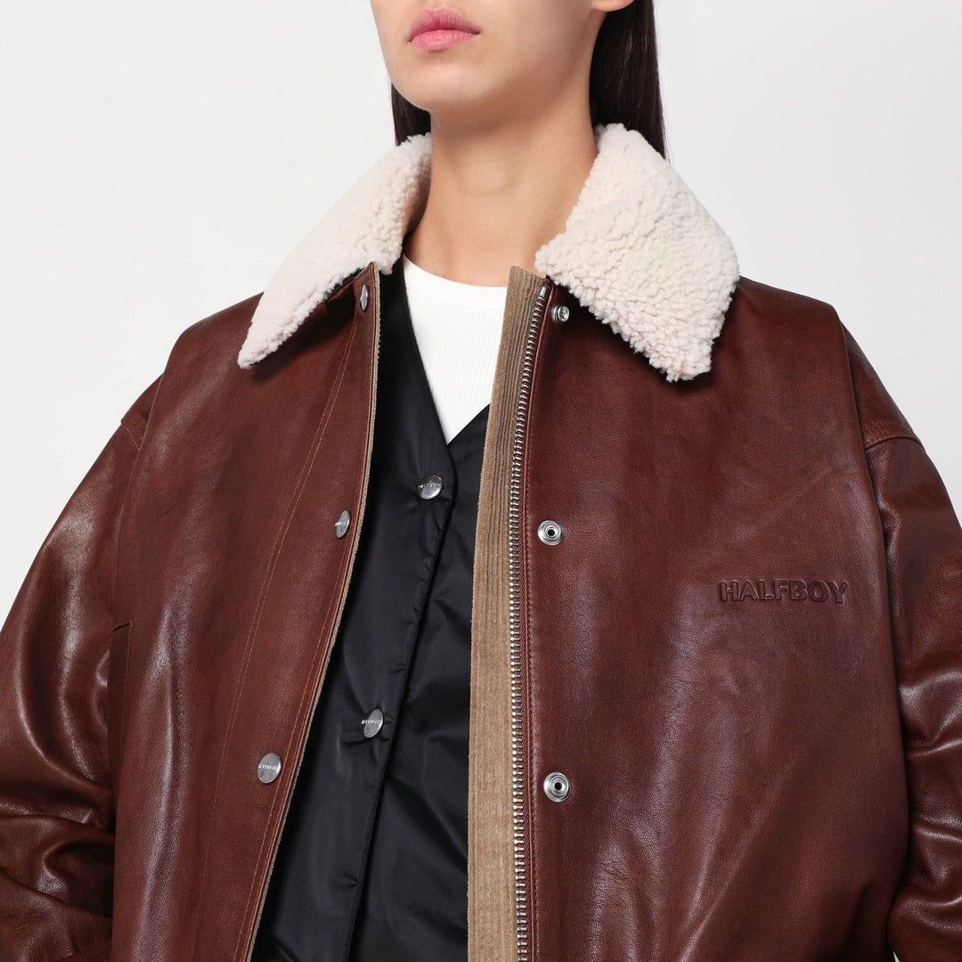 Halfboy Coats & Jackets - Brown | f5f6f1b6d4492cd8e720b185d49e804948712825