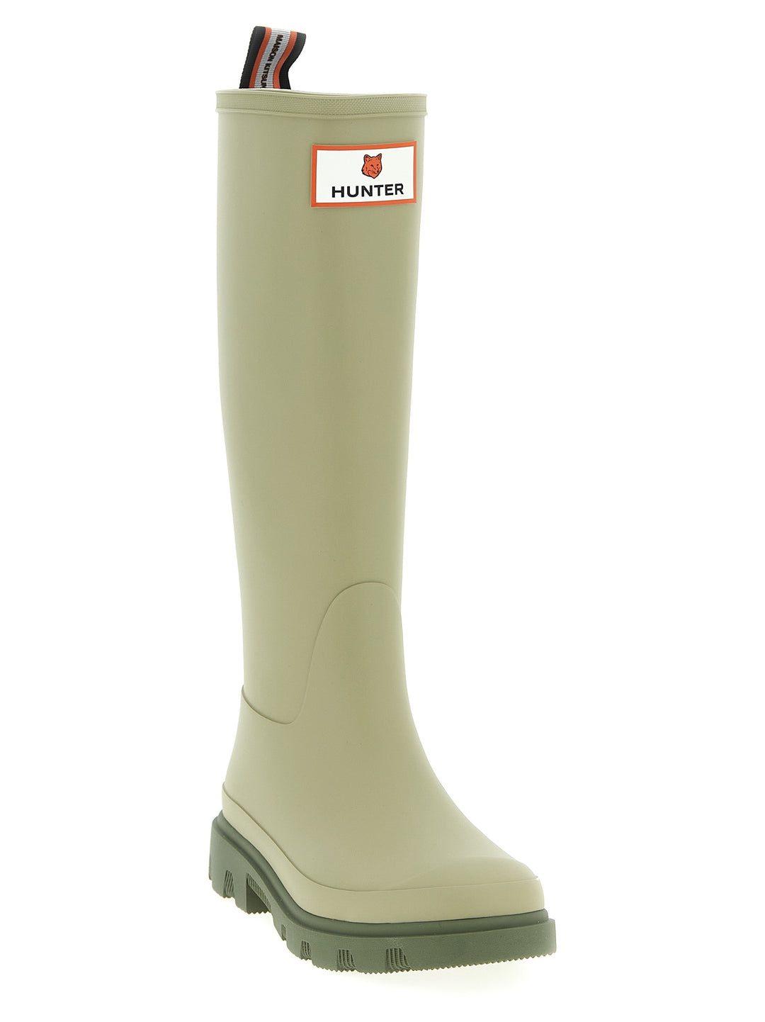 Maison Kitsune Downpour Boots and Ankle Boots - Green | bfa92b6f23f01fc53199ba373e92ee0ea6fbf6b3