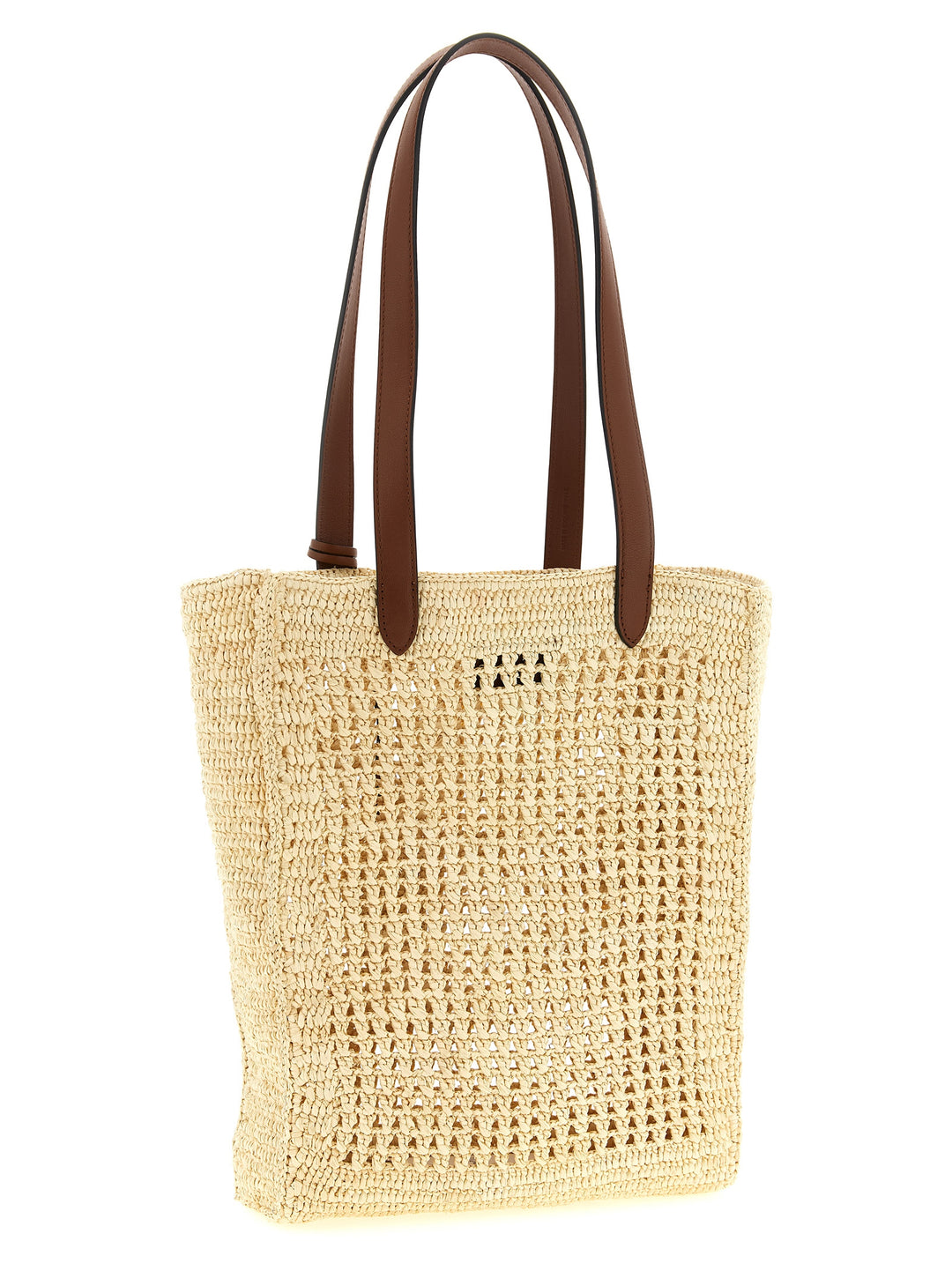 Mulberry Small Crochet Shopping Bag Tote Bag - Beige | e7f1262f9b5bd53892dd3bc010d9263cc729348b