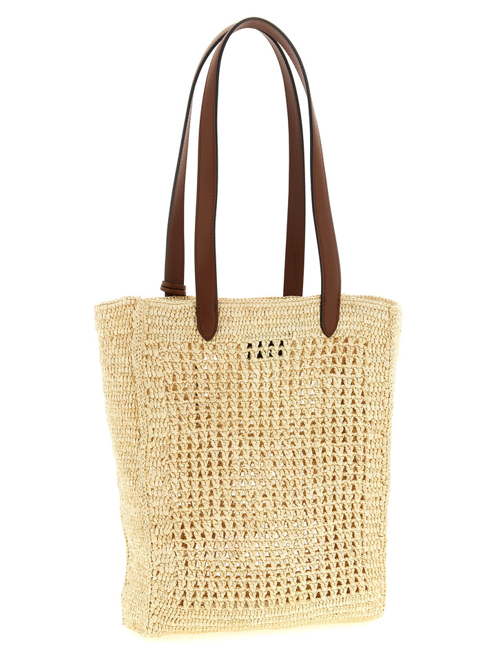Mulberry Small Crochet Shopping Bag Tote Bag - Beige | e7f1262f9b5bd53892dd3bc010d9263cc729348b