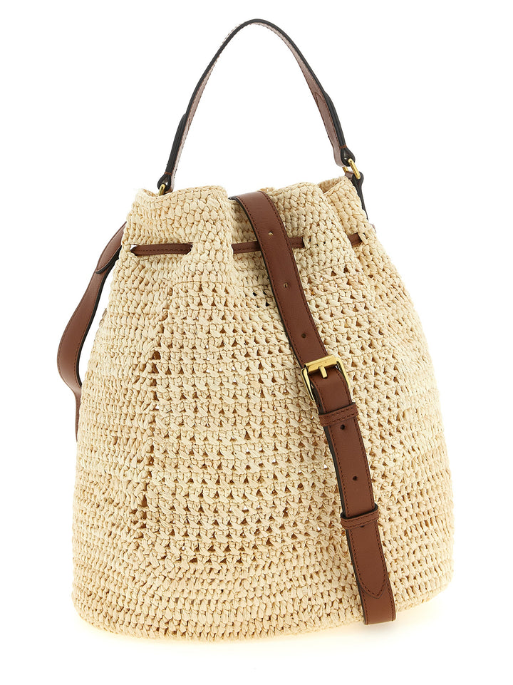 Mulberry Crochet Bucket Bag Crossbody Bags - Beige | f555a11fa8ca3d96774f21e27d0022b0a1be34f2