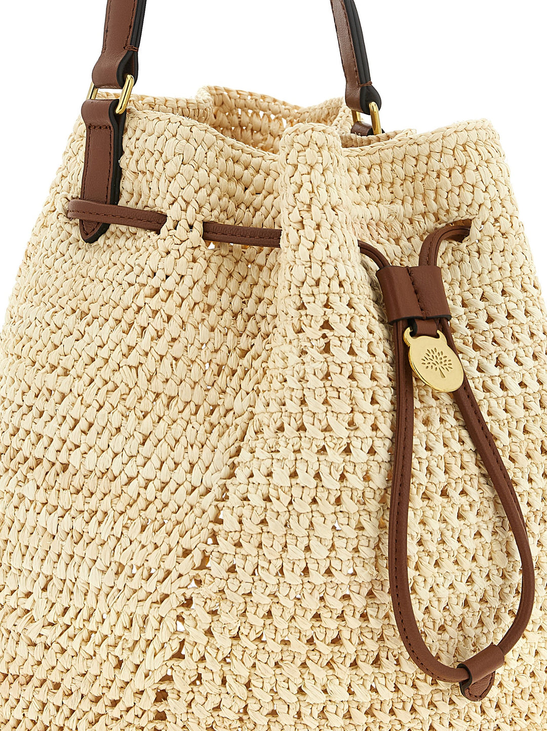 Mulberry Crochet Bucket Bag Crossbody Bags - Beige | 4c74c0ca5a4204b5f90edde9544050530612725f