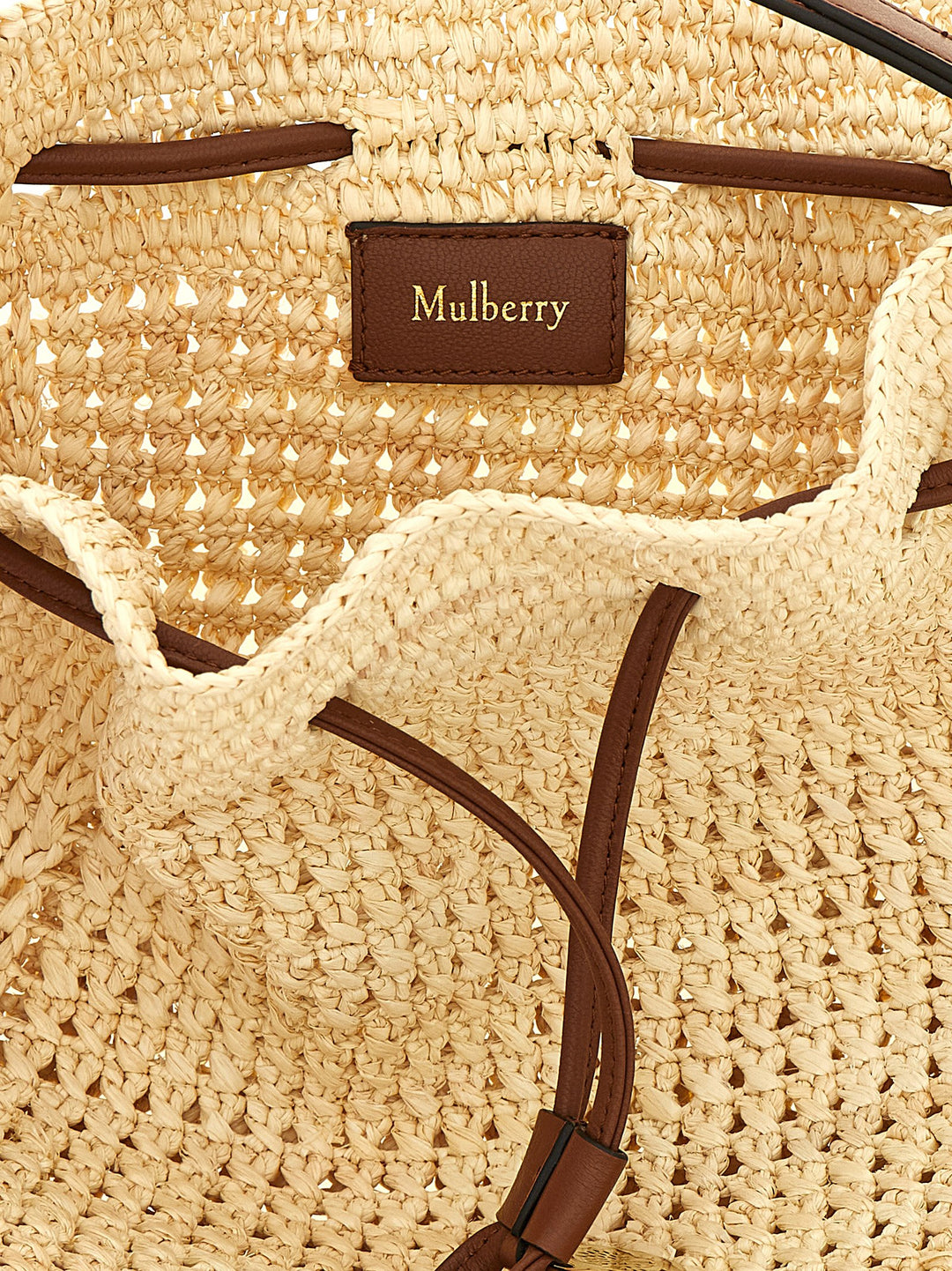 Mulberry Crochet Bucket Bag Crossbody Bags - Beige | fcfdc1c7592c887028b5abf019972cbefb9eed45