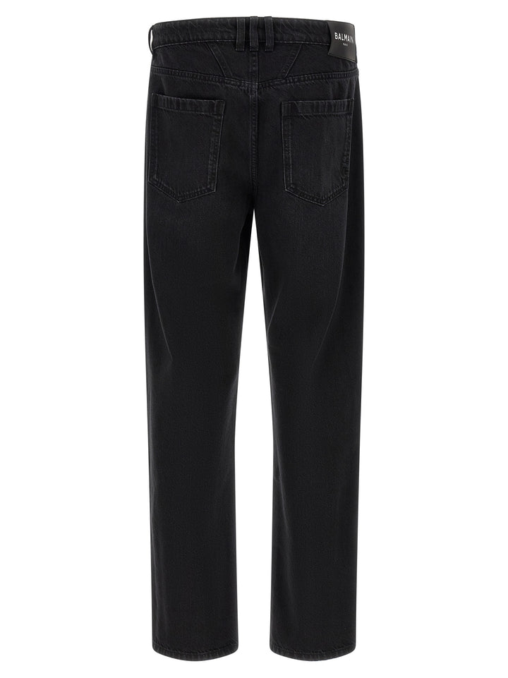 Balmain Denim Jeans - Black | e235347b7f2528c380a0af443258db123e874c70