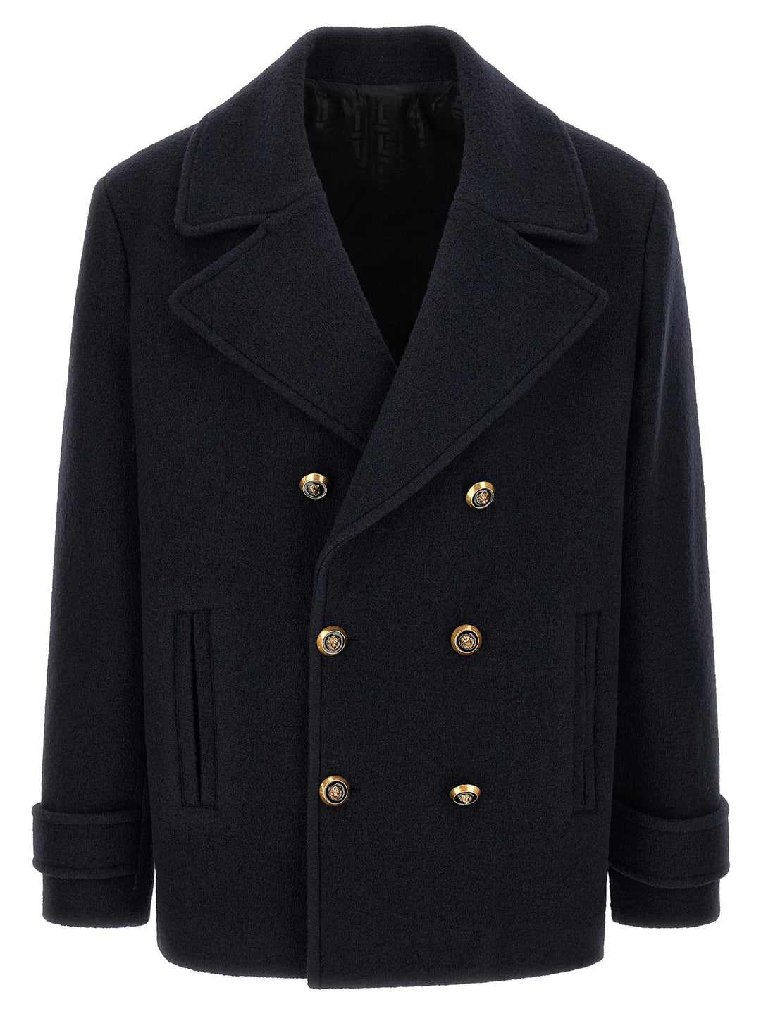 Balmain Wool Caban Coats and Trench Coats - Blue | 559d44cc40ca7da17acd0790eb5913077b7099aa