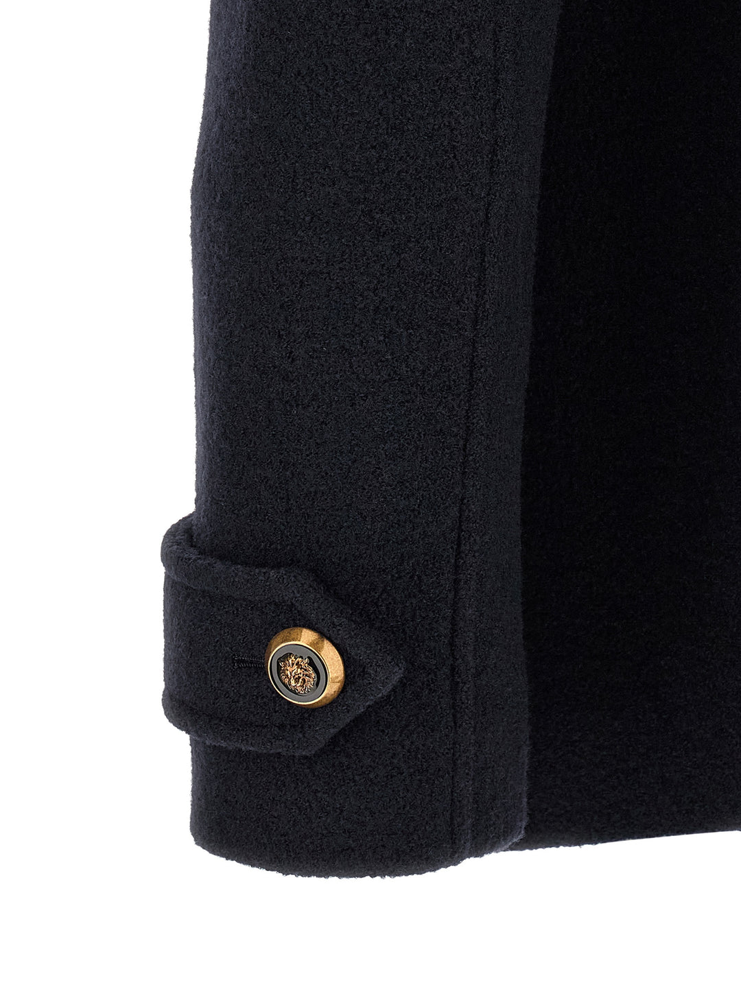 Balmain Wool Caban Coats and Trench Coats - Blue | 449e3db68c53f54448f4a3466144fe0bf796e821