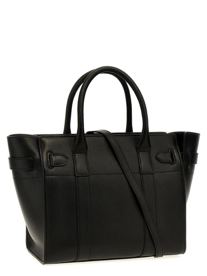 Mulberry Small Zipped Bayswater Tote Bag - Black | 4f849a3cd1ca856ad15c08d396e96d8476f7d89b