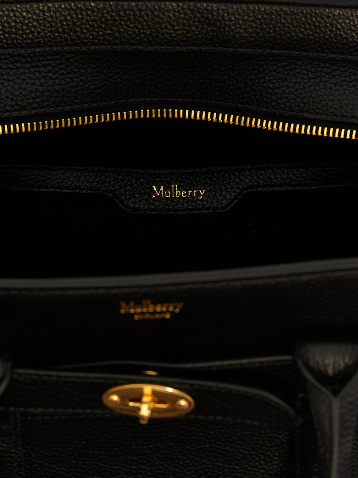 Mulberry Small Zipped Bayswater Tote Bag - Black | 409c1d05adec18f9a049d117b78ce4b20135aaf0