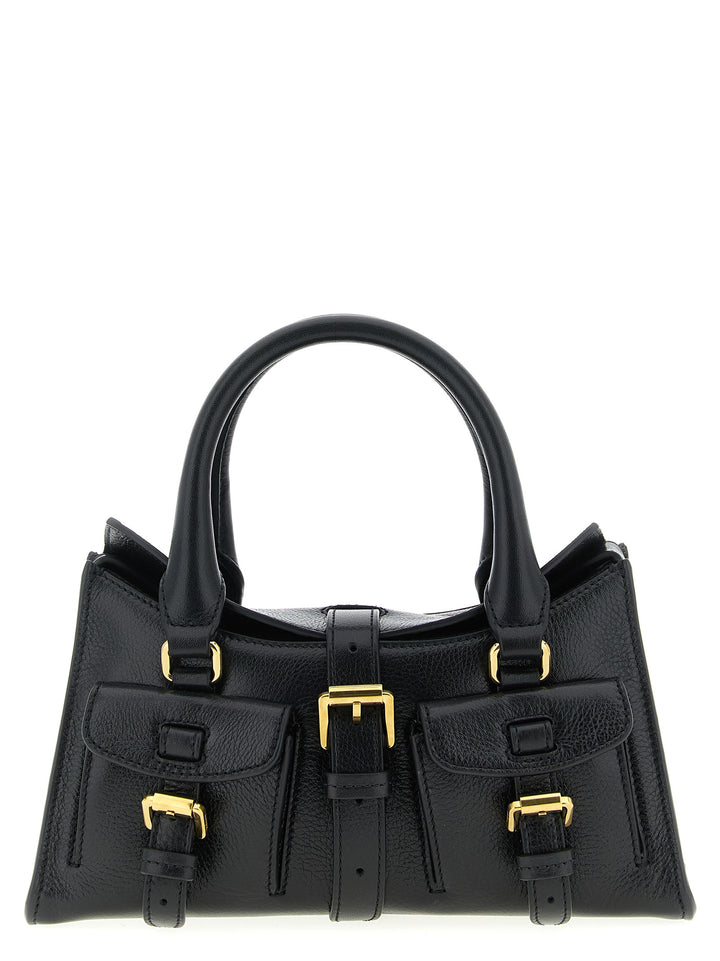 Mulberry Mini Roxanne Hand Bags - Black | abc17b94b55afde496ab19a304f3fc33d0bbcc15