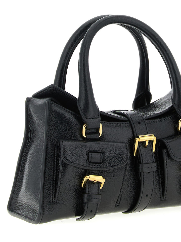 Mulberry Mini Roxanne Hand Bags - Black | 1313b0f69112a1eef5d5970d87db365c73b245ec