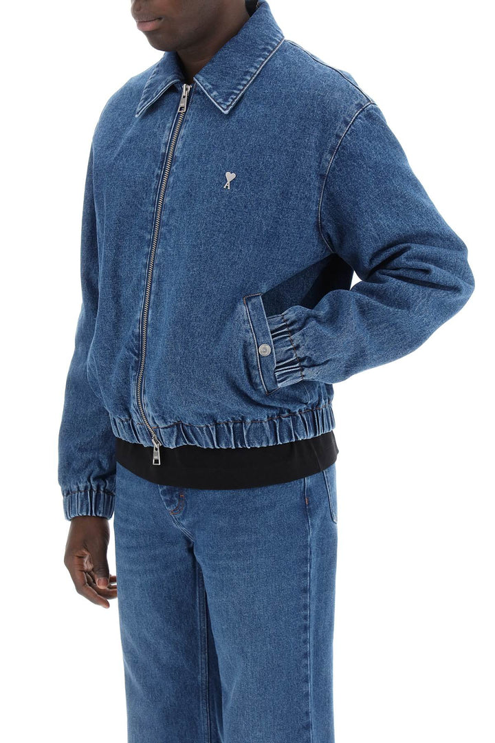 Blouson In Denim Con Zip