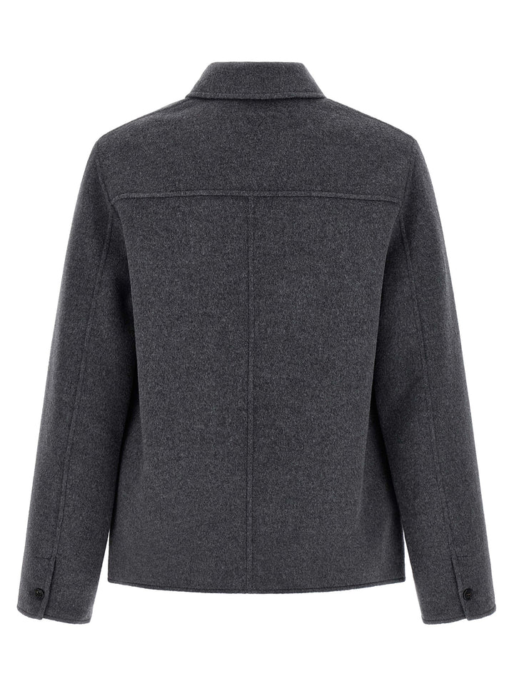 Ami Paris Boule Puffer Jackets - Gray | cd634da871862cce914fc22f42d468110c3afd0d