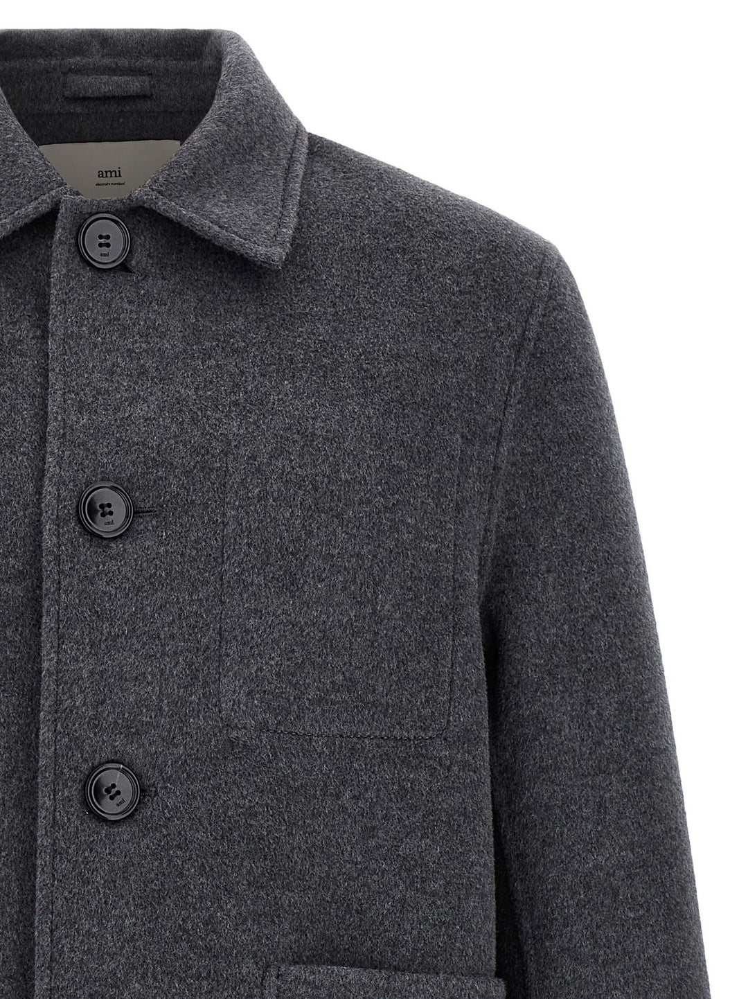 Ami Paris Boule Puffer Jackets - Gray | 5bf97c7f3a87fa87e3415b79fc064ae40518cf5f