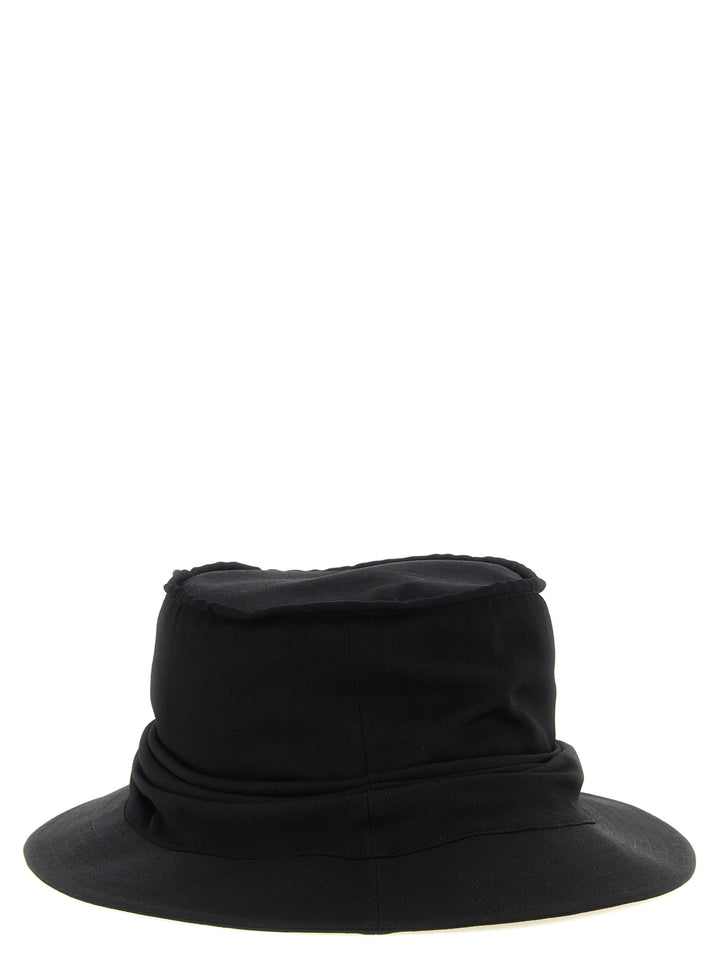 Yohji Yamamoto Drape Hats - Black | b7f269f07390d64b7f2cadc6e02f69ae65e3c724