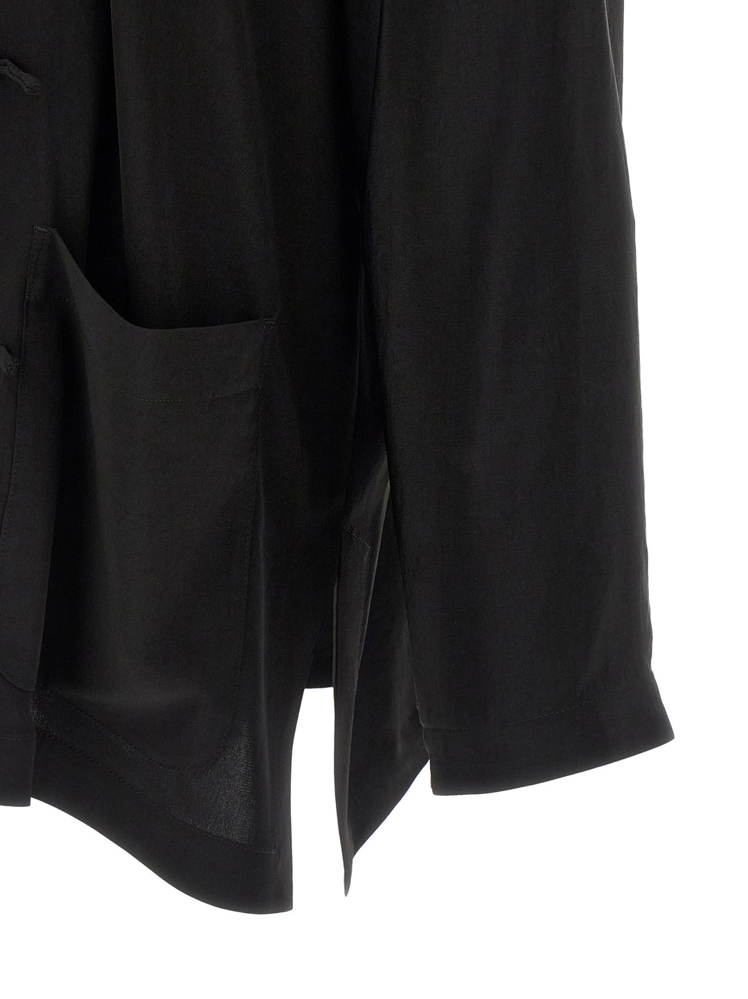 Yohji Yamamoto Ta Tuxedo China Blazer - Black | befb7e220e0ed33b619c2933e2313f11817be84c