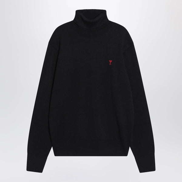 Navy Blue Turtleneck Sweater Ami De Coeur
