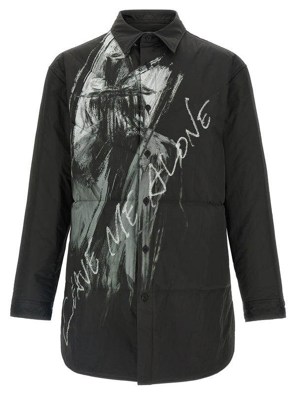Padded Overshirt Shirt And Blouse Black