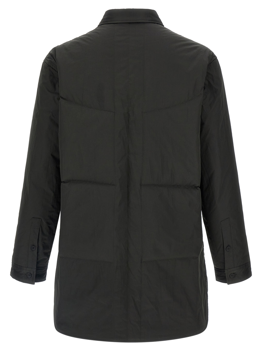 Yohji Yamamoto Padded Overshirt Shirt and Blouse - Black | e8b87172a87b0786b64e8ffba259d3e1de0782bb