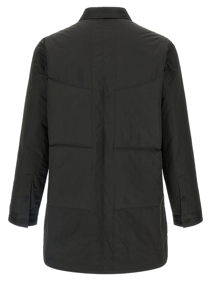 Yohji Yamamoto Padded Overshirt Shirt and Blouse - Black | e8b87172a87b0786b64e8ffba259d3e1de0782bb