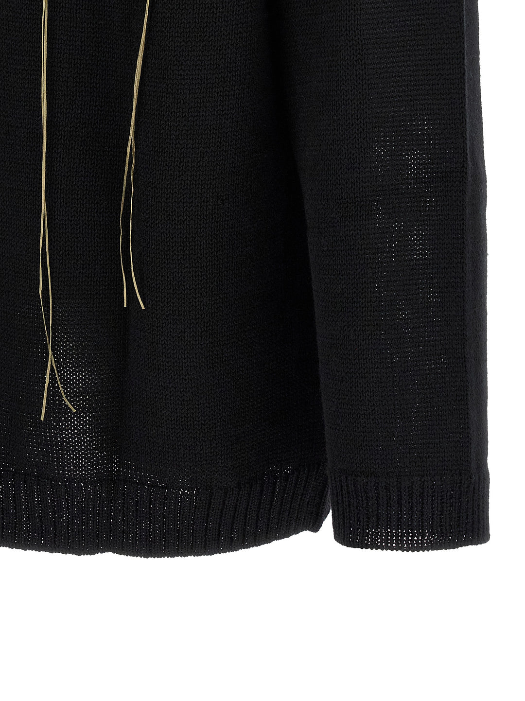 Yohji Yamamoto Embroidery Sweater Sweaters and Cardigans - Black | d90beb8dcd34094ea1d1a3972502600827cc0d58