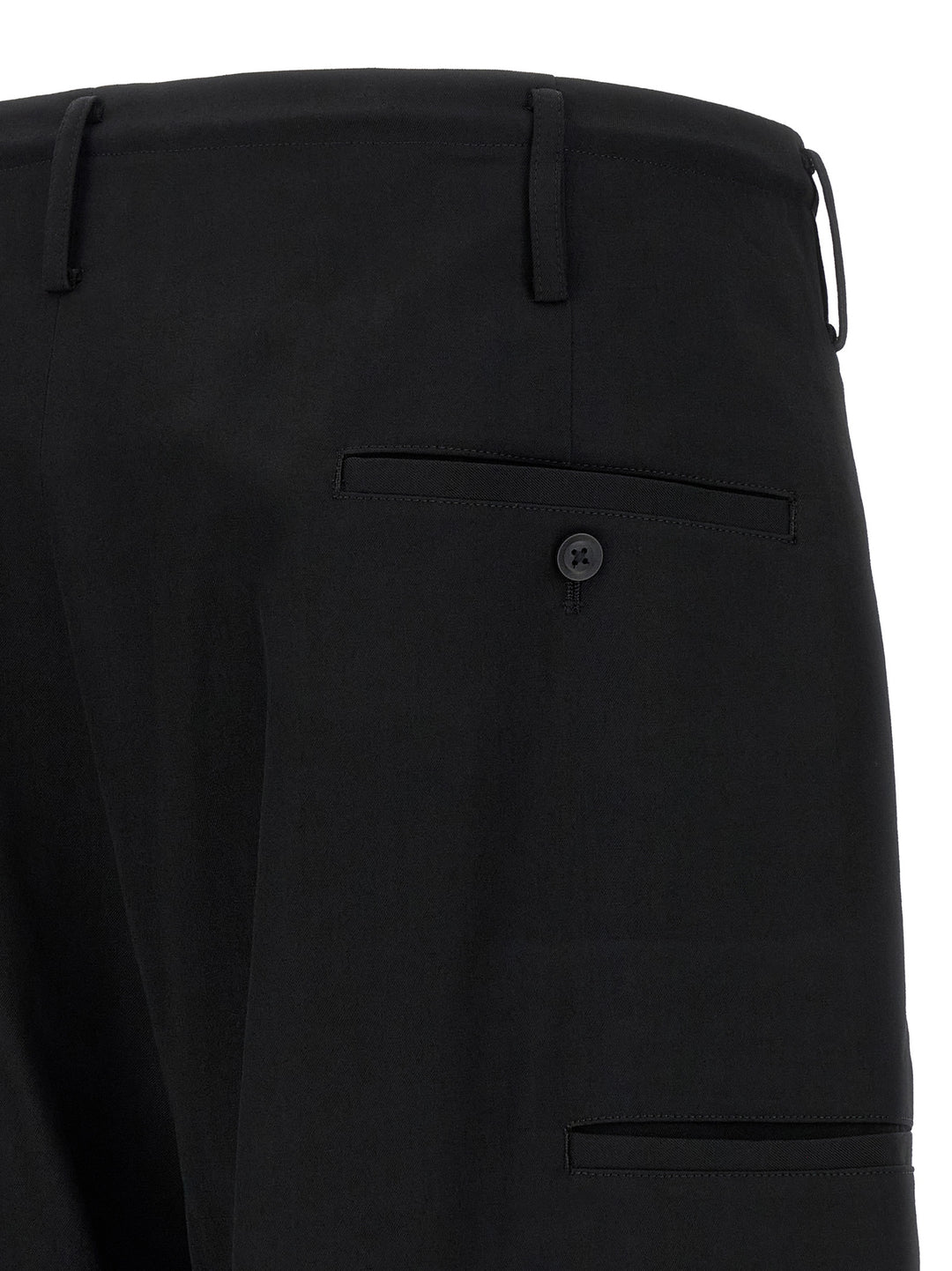 Yohji Yamamoto New Standard Wallet Pants - Black | 48f63a86e3b6c6f2294101bd74c057437d8cadd7