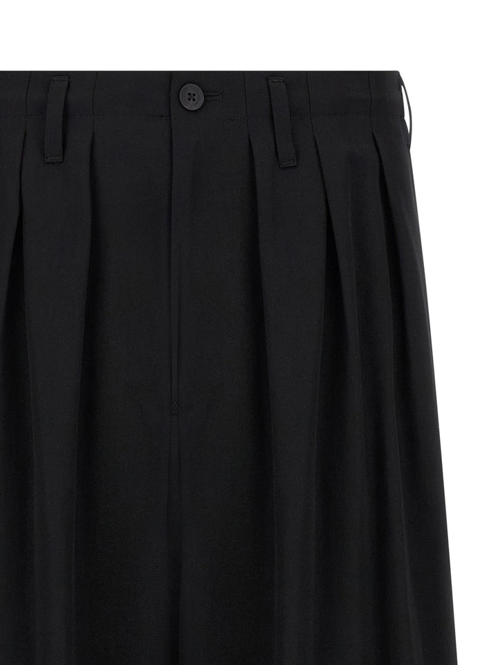 Yohji Yamamoto Thin Ballon Pants - Black | 45db95daa0fb9757a9c12150f0160a6fbc00c8fb