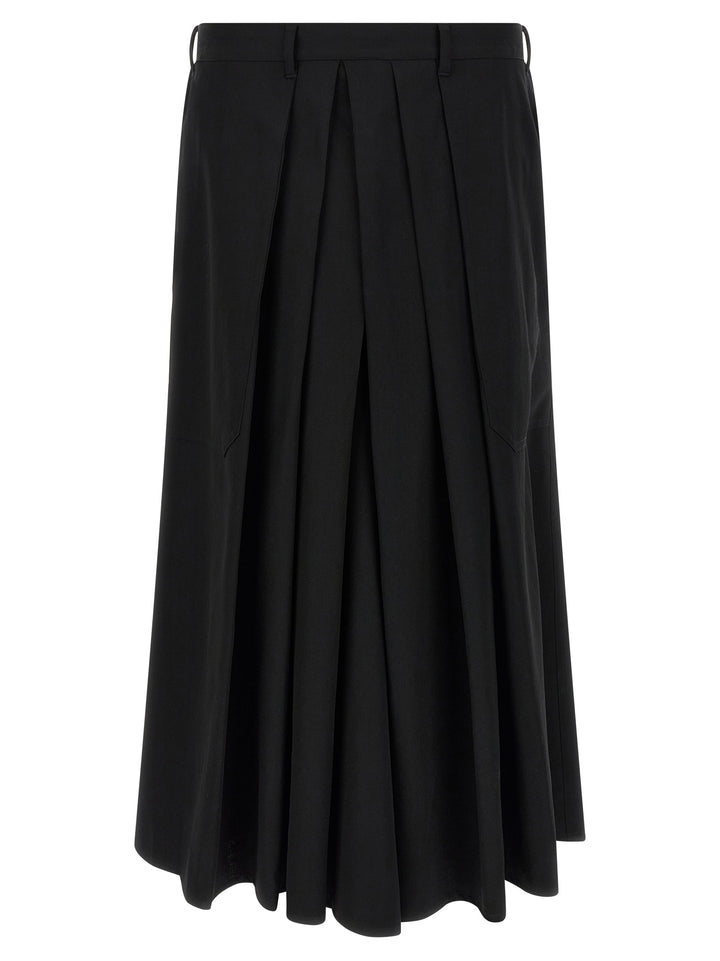 Yohji Yamamoto Hakama Pants - Black | 636027bd1df02f44b5c9e083897ec4f1a4dae9bd