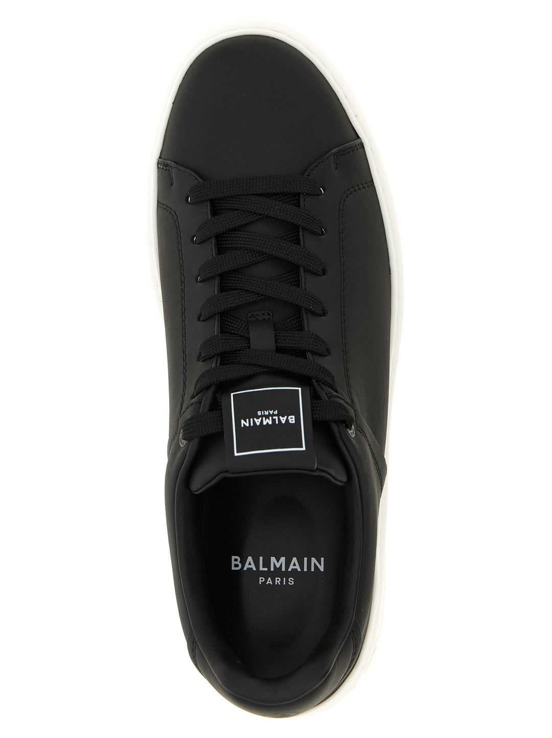 Balmain B-Court Sneakers - White/Black | 9918c4069977fdeeaad52220129d0d0d65c44a0e