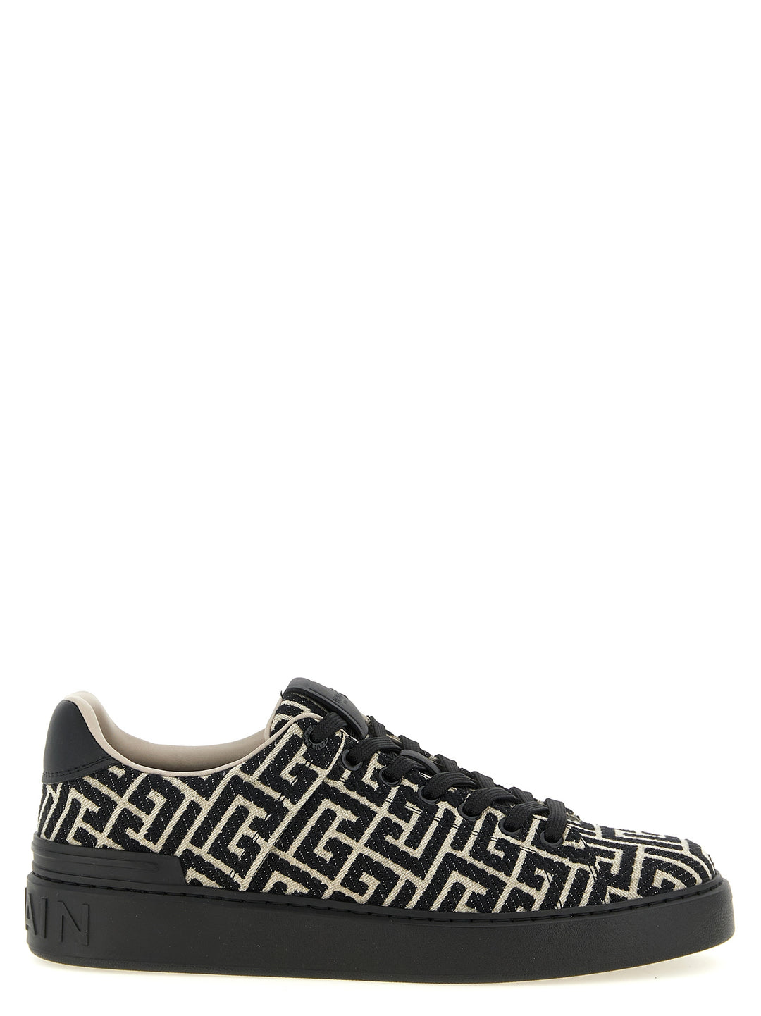 Balmain B-Court Sneakers - White/Black | 7017505c47fe8aa5c8ca6bb4414a8f057dbb3ec2