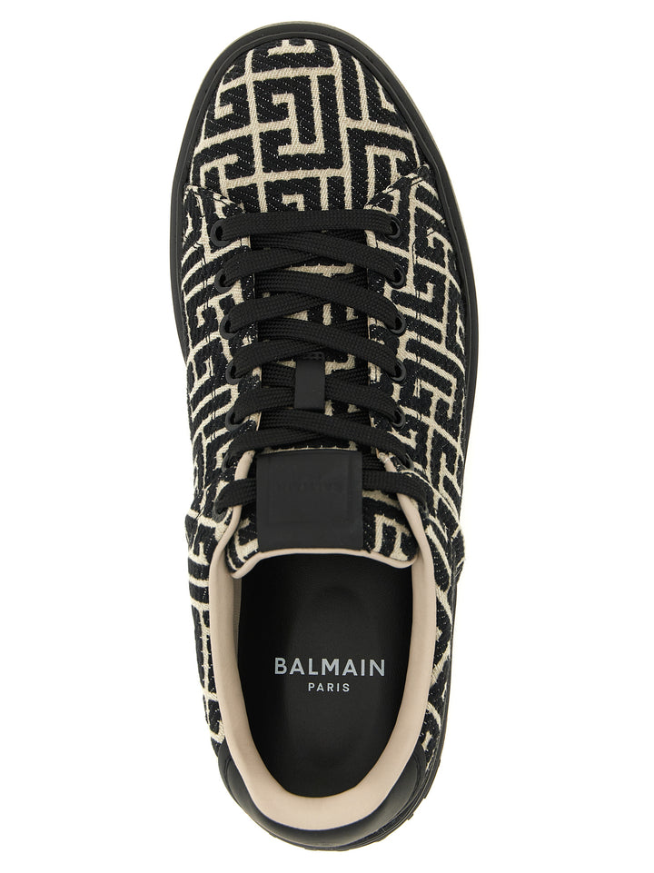 Balmain B-Court Sneakers - White/Black | 61a83f8b99c28e355c193824f0aa365d00753e0b