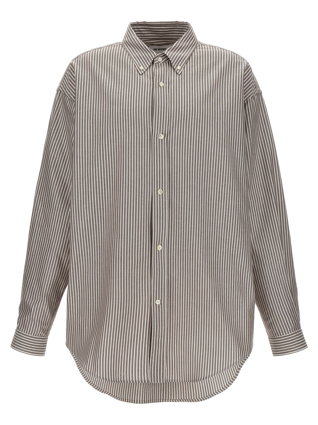 Pinstripe Oxford Shirt, Blouse White