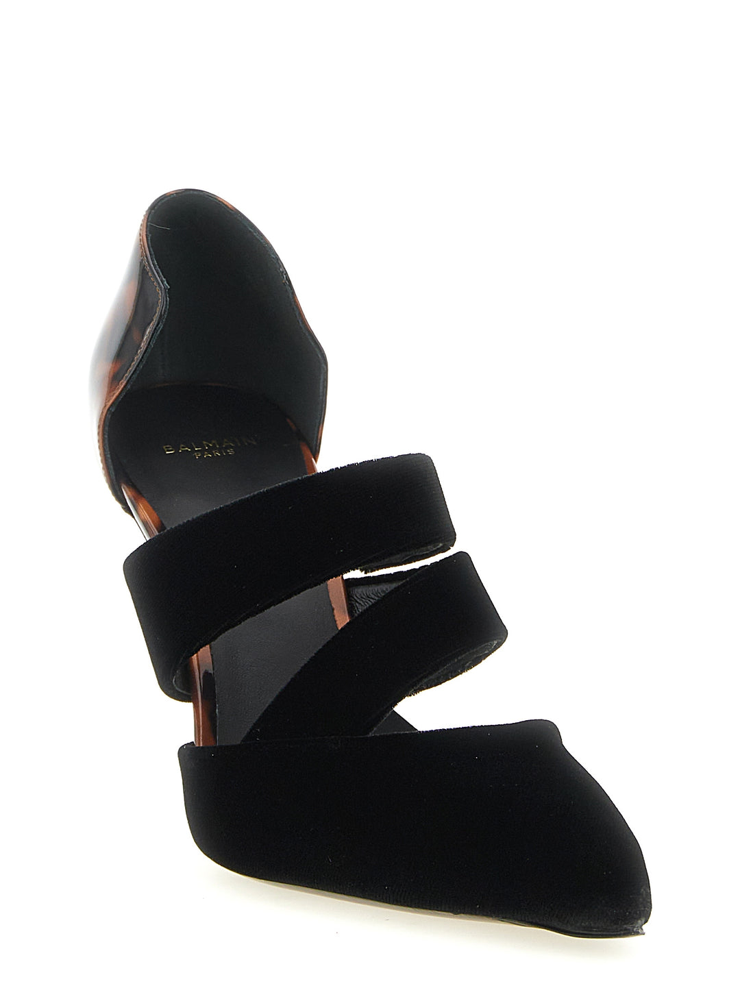 Balmain With Tortoiseshell Detail Pumps - Black | 512c7b648430de554b3b90b2185da80f444315f4