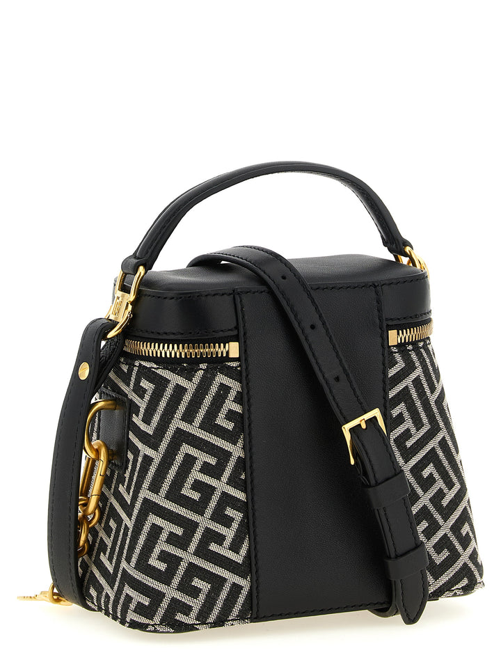 Balmain Pulse Vanity Hand Bags - White/Black | 32120d673eba1d3e72e300d1be2482b4c1f29a40