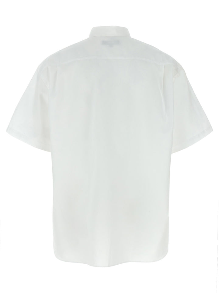 Comme Des GarçOns Homme Logo Embroidery Shirt Shirt and Blouse - White | 9f43e9841d3f702e106545394757d694aeac407d