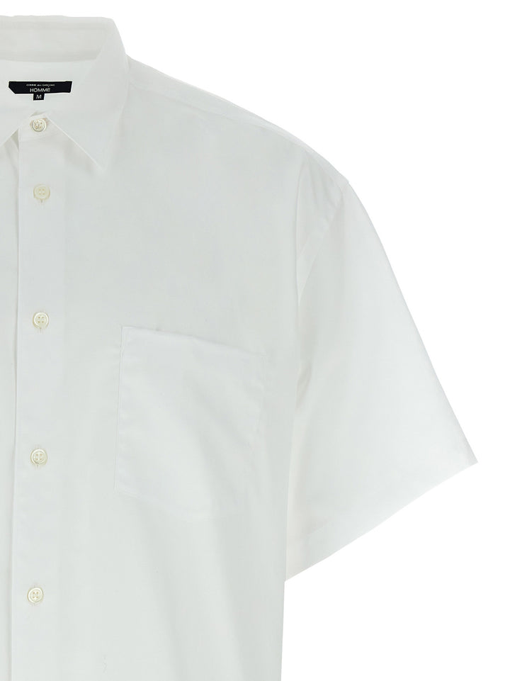 Comme Des GarçOns Homme Logo Embroidery Shirt Shirt and Blouse - White | a6b6ec1638351661937a02fd9161c65f6b56af26