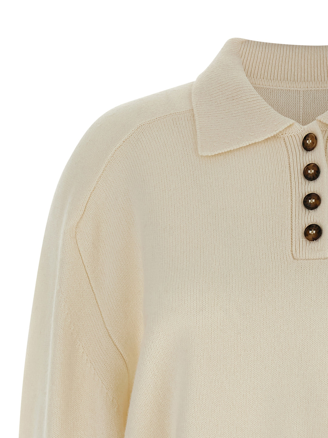 Loulou De Saison Homere Sweaters and Cardigans - White | 583c6fabb1a3a7fa44a2c1eded0bce921d72c40d