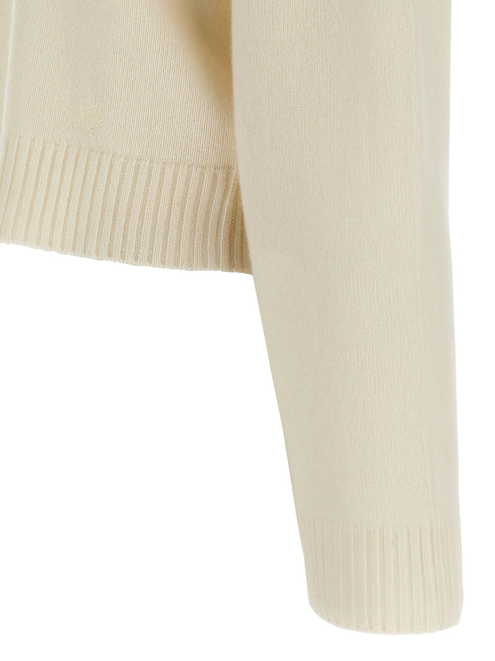 Loulou De Saison Homere Sweaters and Cardigans - White | cc24b4cc673af5ab93e099d8ca344c04e0d88d6b