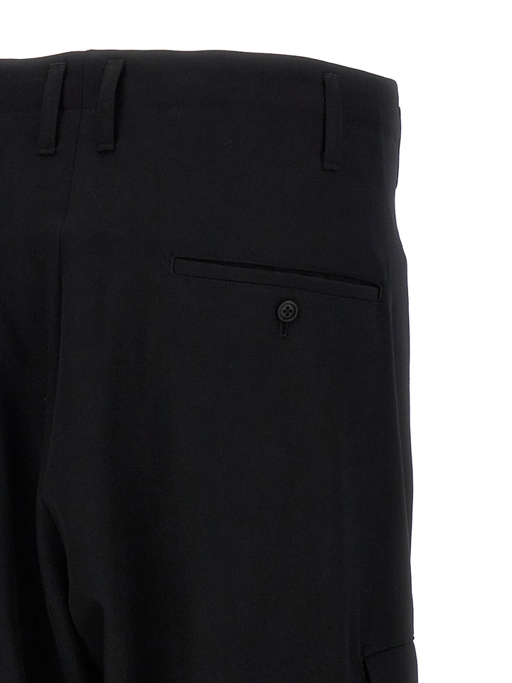 Tab Wide P Pants Black