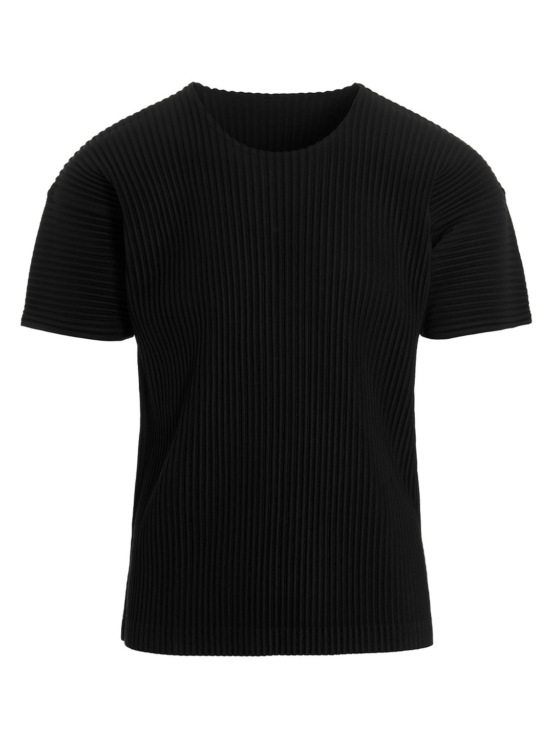 Homme Plisse' Issey Miyake Pleated T-shirt - Black | 40d98b8e71366f6b336b9052e30d6dfb19fcf9de