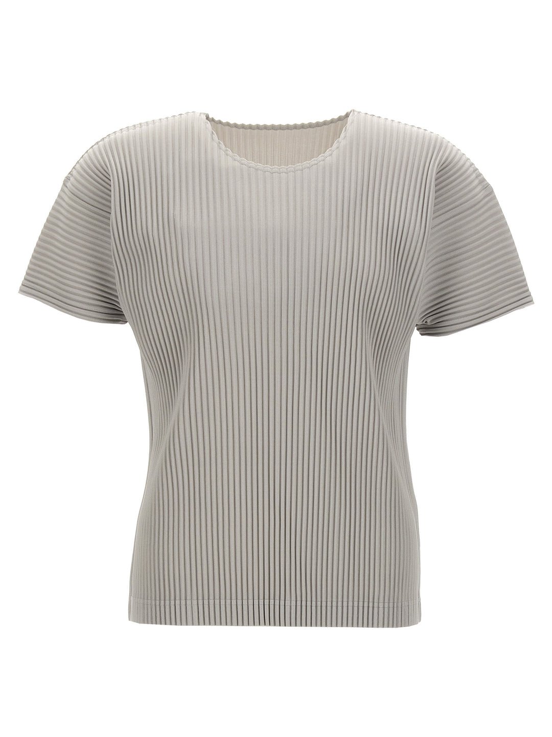 Homme Plisse' Issey Miyake Pleated T-shirt - Gray | ac4dbcde311ff736d781deeb5cce90a5f6d45443