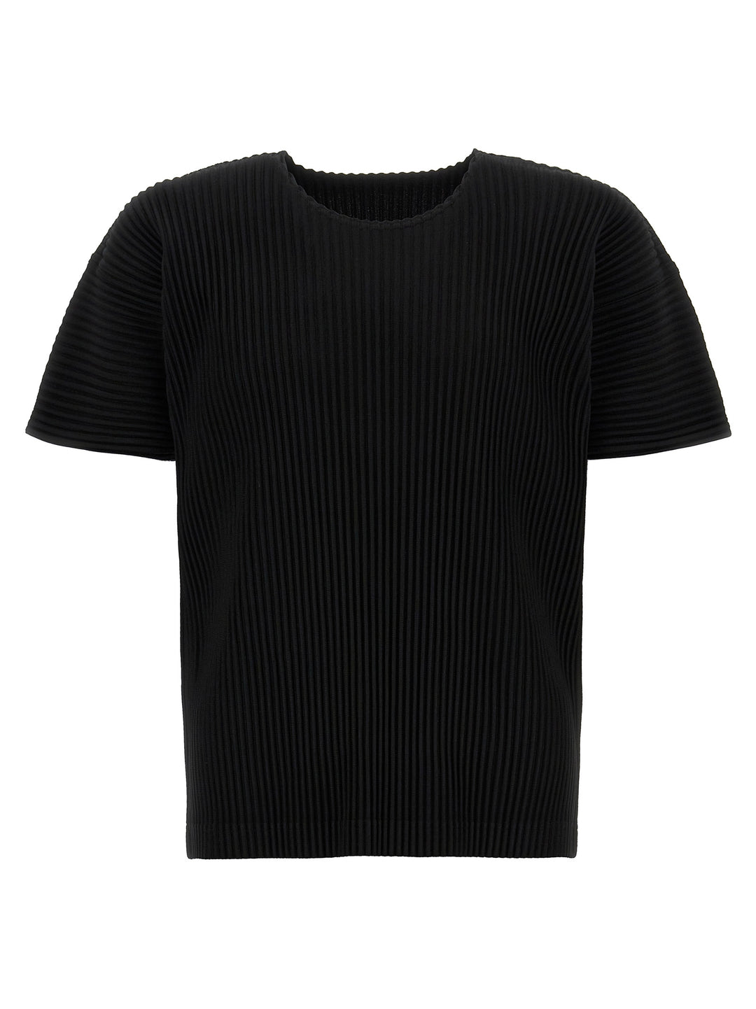 Homme Plisse' Issey Miyake Pleated T-shirt - Black | 23dfca672e5099ac54b2dcee4880905c14cfbf48