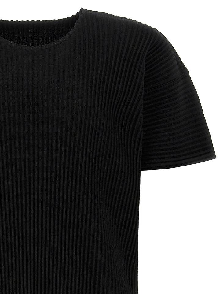 Homme Plisse' Issey Miyake Pleated T-shirt - Black | fe12d7085ba1eb5a2741d37f713ab5d35852b986