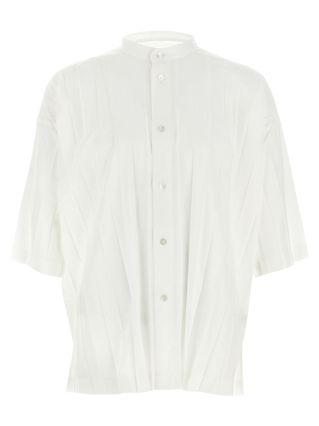 Homme Plisse' Issey Miyake Edge Shirt T-shirt - White | 6d200bc4f51e2e8be3088104c746c57e14a778a6