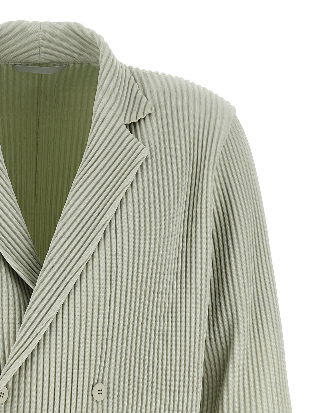 Homme Plisse' Issey Miyake Tailored Pleats 1 Blazer - Green | 8e7b6ba44894ac10848a75091214fea929aacf79