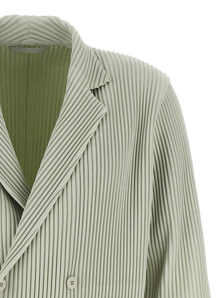Homme Plisse' Issey Miyake Tailored Pleats 1 Blazer - Green | 8e7b6ba44894ac10848a75091214fea929aacf79